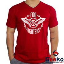 Camiseta Foo Fighters 100% Algodão Rock Geeko