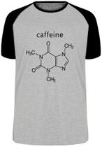 Camiseta Fórmula Cafeína Blusa Plus Size extra grande adulto ou infantil