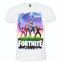 Camiseta fortnite branca