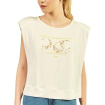 Camiseta Forum Estampado Off Shell Feminino