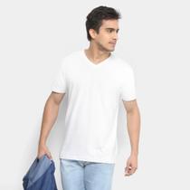Camiseta Forum Masculina Branca Gola V Camiseta Forum Masculina Branca Gola V