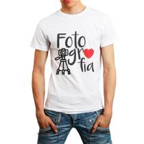 Camiseta Fotografia Masculina Tamanho G