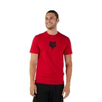 Camiseta Fox Racing Fox Head SS PREM, vermelha flamejante, pequena