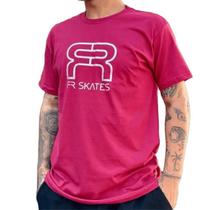 Camiseta FR Vinho com logo Cinza Camiseta FR Vinho com logo Cinza
