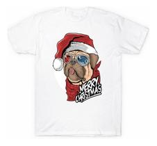 Camiseta Frases Natal Em Família Papai Noel Unissex Feliz Natal Diferente Natal de Jesus Presente - 2 Rosas