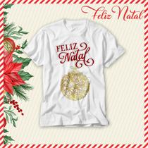 Camiseta Frases Natal Em Família Papai Noel Unissex Feliz Natal Diferente Natal de Jesus Presente