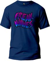 Camiseta Freak Waves Básica Malha Algodão 30.1 Masculina e Feminina Manga Curta