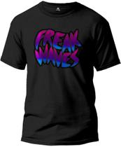 Camiseta Freak Waves Masculina Básica Fio 30.1 100% Algodão Manga Curta Premium