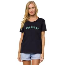 Camiseta Freesurf Feminina Baby Free Preta