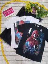 Camiseta frente e verso HOMEM ARANHA