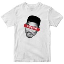 Camiseta Fresh Prince Um Maluco No Pedaço Will Smitth Blusa Camisa Camiseta Fresh Prince Um Maluco No Pedaço Will Smitth Blusa Camisa