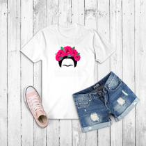 Camiseta Frida Kahlo T-shirt Feminist Camiseta Baby look