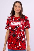 Camiseta Full Print Marvel Os Vingadores