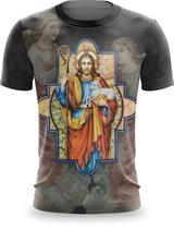 Camiseta Full Print Religião Católica Jesus Deus Maria Santos 14 - AWS Camisetas