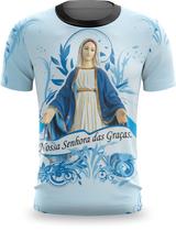 Camiseta Full Print Religião Católica Jesus Deus Maria Santos 23 - AWS Camisetas