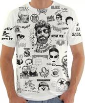 Camiseta Full Print Rock Nacional