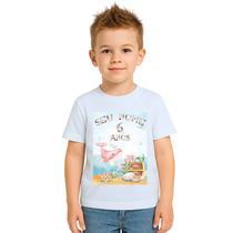 Camiseta Fundo Do Mar Festa Estampa Personalizada