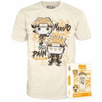Camiseta Funko Pop! Naruto Naruto Uzumaki vs Pain Tendo - M Camiseta Funko Pop! Naruto Naruto Uzumaki vs Pain Tendo - M