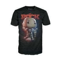 Camiseta Funko Pop! WWE The Rock com cinto para adultos - S