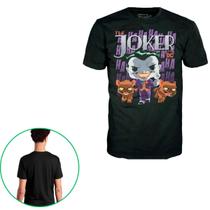 Camiseta funko tees dc batman ''the joker'' preto m