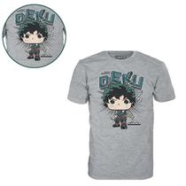 Camiseta funko tees my hero academia ''deku'' cinza m