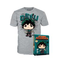 Camiseta funko tees my hero academia ''deku'' cinza s