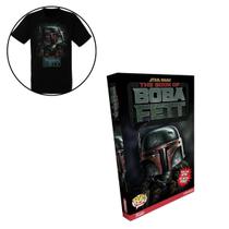 Camiseta funko tees star wars the book of ''boba fett' preto m