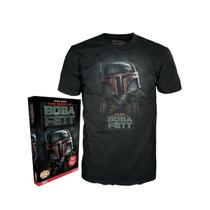 Camiseta funko tees star wars the book of ''boba fett' preto s