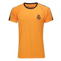 Camiseta Futebol Jogo Real Madrid Juvenil Dry Fit Laranja