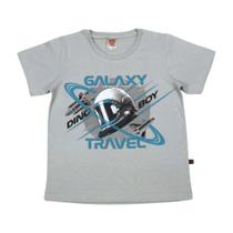 camiseta galáxia infantil masculina algodão vários tamanhos e cores