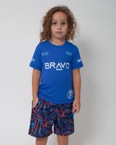 Camiseta Game Infantil Manga Curta Royal