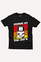 Camiseta Game Made in 80's - Game Retro Geek by Nerd Chic