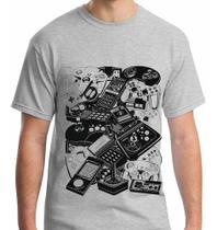 Camiseta Game Retro Controles Antigos