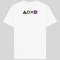 Camiseta Gamer Camisa Video Game Controle Geek Nerd Preta Branca