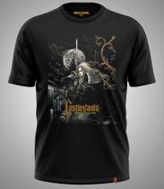 Camiseta Gamer Castlevania Symphony of the Night Alucard Belmont - Estampa DTF - 100% Algodão Camiseta Gamer Castlevania Symphony of the Night Alucard Belmont - Estampa DTF - 100% Algodão