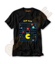 Camiseta Gamer Pac Retro Come Come Arcade - Estampa DTF e Sublimação
