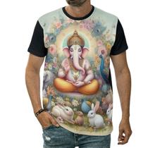 Camiseta Ganesha Divindade Hinduísmo Elefante Intelecto