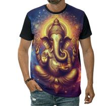 Camiseta Ganesha Divindade Hinduísmo Elefante Shiva Parvati
