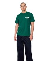 Camiseta GAP para Hombre con Logo Gráfico de Punto Rain Forest M
