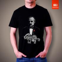 Camiseta Garfield Poderoso Chefão Filme Camisa 100% Algodão