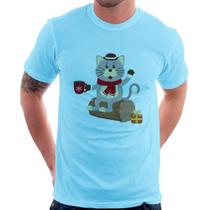 Camiseta Gatinho Simpático - Foca na Moda