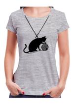 Camiseta Gato com corrente Camiseta Gato com corrente