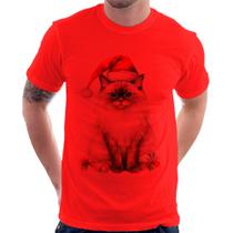 Camiseta Gato Natalino - Foca na Moda