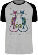 Camiseta Gatos You are my soulmate Blusa Plus Size extra grande adulto ou infantil