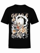 Camiseta Gear Five Joy Boy Blusa Moda Geek T-shit Monkey D. Luffy Animes One Piece Unissex Algodão