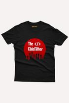 Camiseta Geek Programador The Code Father - Presente Nerd