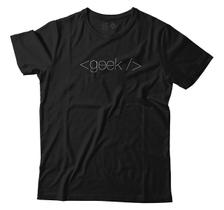 Camiseta Geek Tipografia Minimalista Camisa Unissex Algodão
