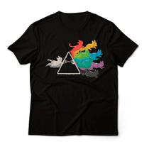 Camiseta Geek Unissex Gato Prisma Cats