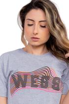 Camiseta Geometric Lines Mescla She Wess Clothing