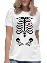 Camiseta gestante gêmeos camisa mamãe raio-x gravida